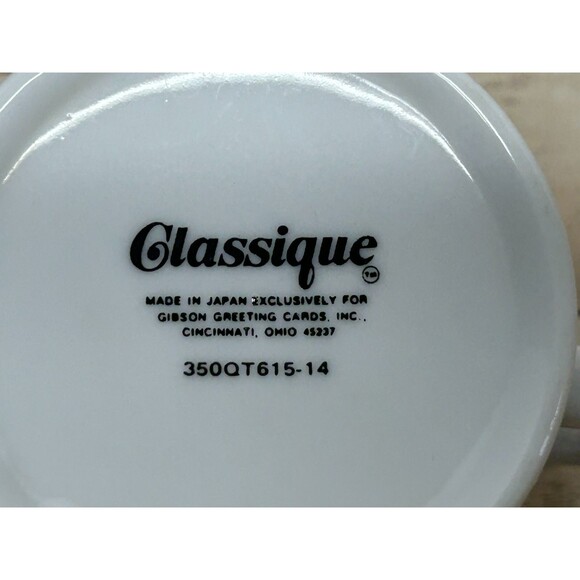 Classique Gibson Greeting Cards Turtle Humor Ceramic Coffee MugMade In Japan - Picture 9 of 11